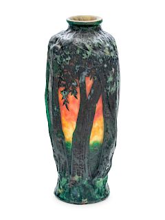 Daum
France, Early 20th Century
Forest Vase