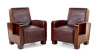 Art Deco
Early 20th Century
A Pair of Club Chairs