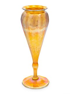 Tiffany Studios
American, Early 20th Century
Trumpet Vase