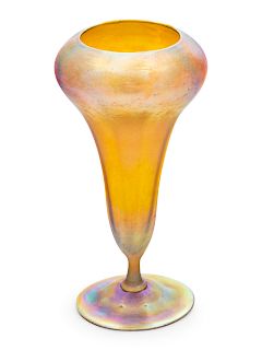 Tiffany Studios
American, Early 20th Century
Trumpet Vase
