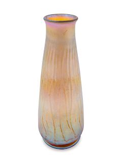 American
Early 20th Century
Iridescent Glass Vase