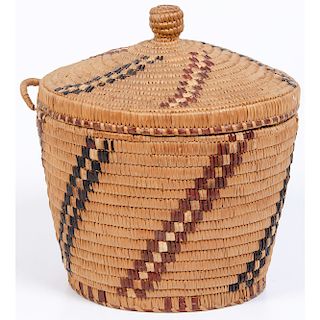 Salish Basket, From the Stanley Slocum Collection, Minnesota 