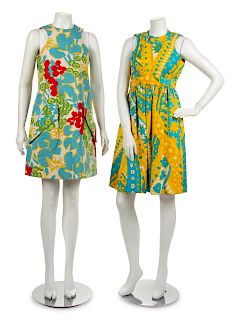 Two Geoffrey Beene Dresses, 1960s