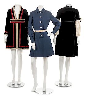Three Geoffrey Beene Dresses, c.1968 -70s