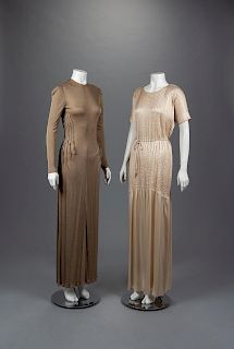 Two Geoffrey Beene Evening Dresses, Fall 1975 