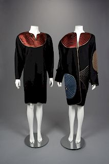 Geoffrey Beene Evening Dress with Coat, Fall 1983