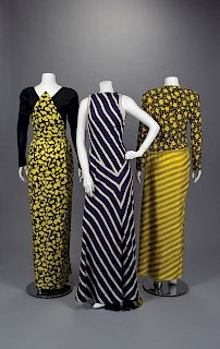 Three Geoffrey Beene Dresses, Spring 1986