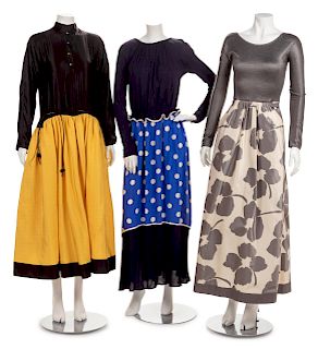 Three Geoffrey Beene Dresses, Spring 1996