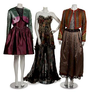 Three Geoffrey Beene Dresses, Fall 1988