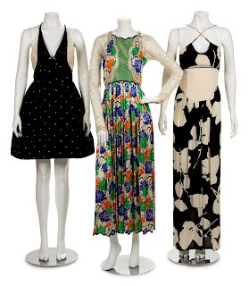 Three Geoffrey Beene Dresses, Sping 1996