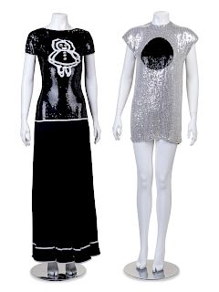 Two Geoffrey Beene Dresses, 1980s