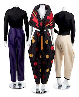 Three Geoffrey Beene Jumpsuits, 1992-93