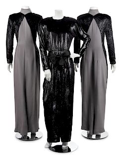 Three Geoffrey Beene Dresses, Fall 1989