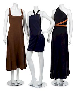 Three Geoffrey Beene Dresses, Spring 1996