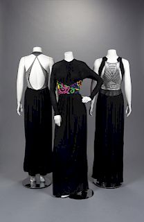 Three Geoffrey Beene Evening Dresses, Fall 1990