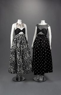 Two Geoffrey Beene Evening Dresses, Spring 1990