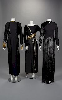 Three Geoffrey Beene Evening Dresses, Fall 1992