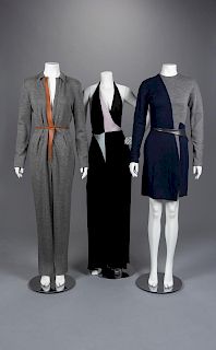 Two Geoffrey Beene Dresses and One Jumpsuit, Fall 2001
