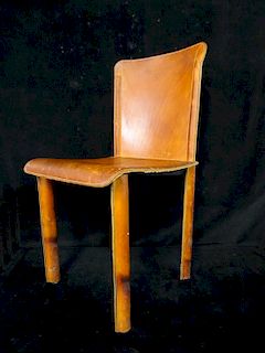 LEATHER SIDE CHAIR 