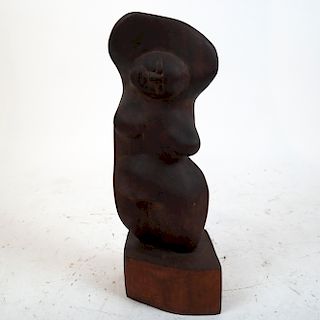 Miriam NAAMAN:  "Woman Undressing" - Sculpture