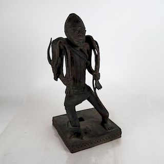 Bronze Hunter Group Sculpture