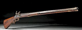 Mid-18th C. Austrian / German Jaeger Flintlock Rifle