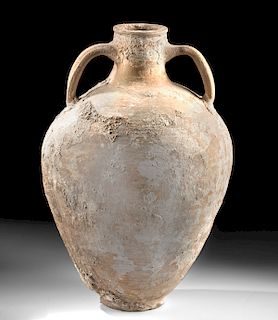 Sea Salvaged Roman Pottery Transport Amphora