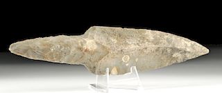 Maya Knapped Stone Dagger from Belize