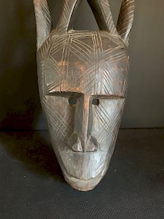 Bambara Mask, Ex Crocker Art Museum