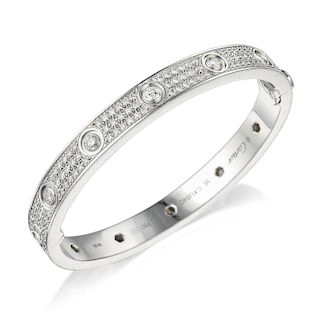 Cartier Diamond-Paved Love Bracelet