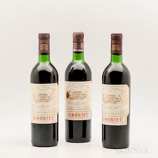 Chateau Margaux 1971, 3 bottles