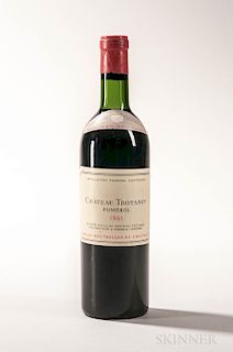 Chateau Trotanoy 1961, 1 bottle