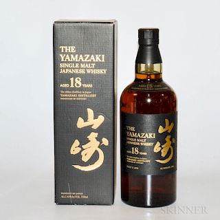 Yamazaki 18 Years Old, 1 750ml bottle (oc)