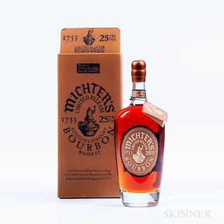 Michter's Bourbon 25 Years Old, 1 750ml bottle (oc)