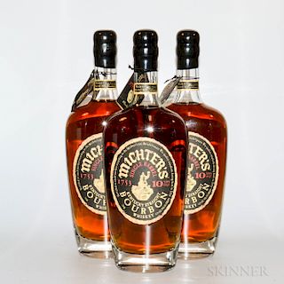 Michter's Bourbon 10 Years Old, 3 750ml bottles
