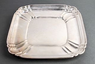 Wallace Sterling Silver "Chippendale" Square Tray