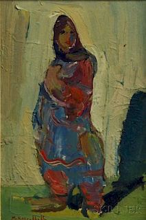 Moshe Rosenthalis (Lithuanian/Israeli, 1922/2008)      Standing Woman.