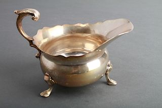 Fischer Silver "Jack Shepard" Footed Sauce Boat