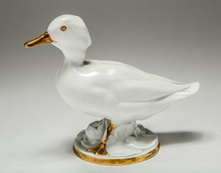 Fritz Klee Hutschenreuther Porcelain Duck Figurine
