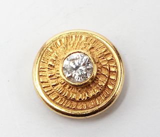 Ross Coppelman 18K Gold 0.5 Ct Diamond Pendant