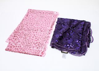 Joan Rivers Sequin Shawl Scarves, 2