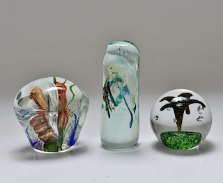 Contemporary Art Glass Paperweights, 3