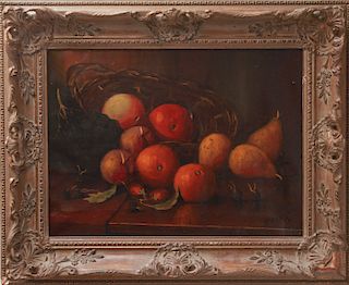 Rieuwers "Still Life with Apples & Oranges" Oil