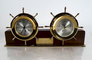 Seth Thomas Maritime Clock/Barometer