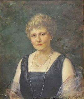 SINET, Ferdinand. Oil on Canvas. Portrait of a