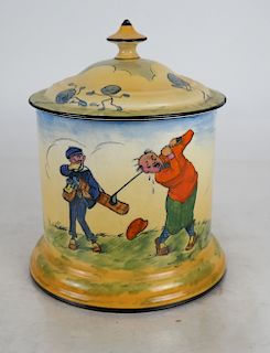 A.G.R. Crown Ducal - Golfers Canister