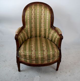 Antique French Louis XVI-Style Bergere