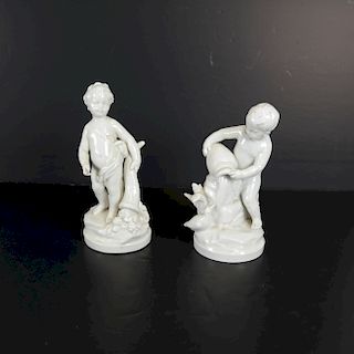 Pair of Capodimonte Figurines