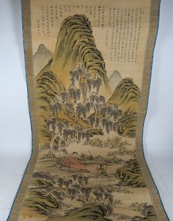 Asian Scroll Landscape