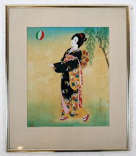 Print, Japanese Geisha